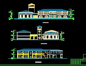 某兩層8班幼兒園建筑設計圖紙免費下載 工業 農業建筑