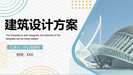 建筑設計公司產品及市場運營情況進度匯報總結PPT模板