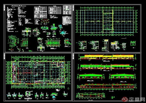 某工廠廠房廠區冷庫建筑設計施工cad圖紙