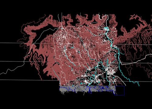 建筑設計cad圖之房屋平面布置