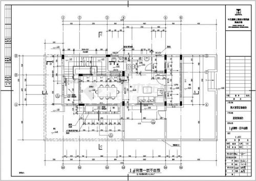 海南某地三層坡地別墅建筑設計施工圖紙