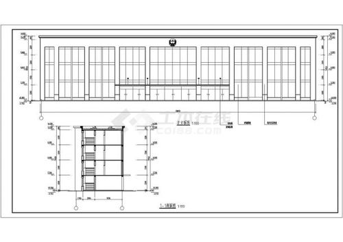 某司法局四層框架結構辦公樓建筑設計方案圖紙