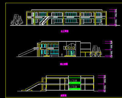 幼兒園建筑CAD設計平立剖面圖的要點分析